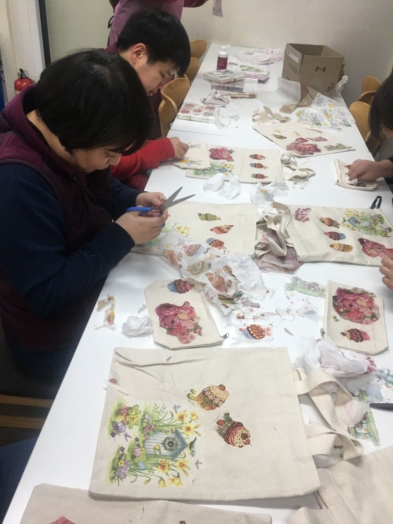 <11.26> 공예동아리 (넵킨아트 에코백만들기)